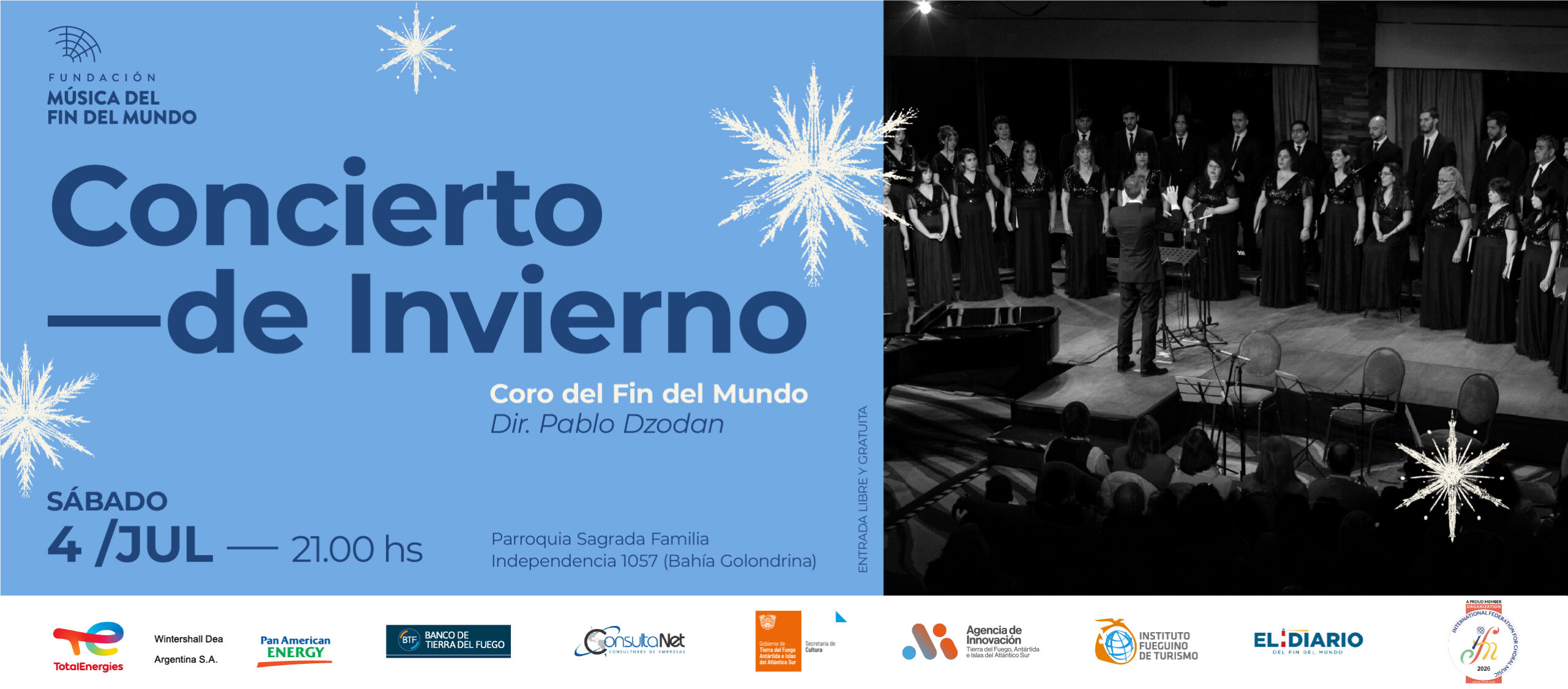 Concierto de Invierno 2026 - Coro del Fin del Mundo